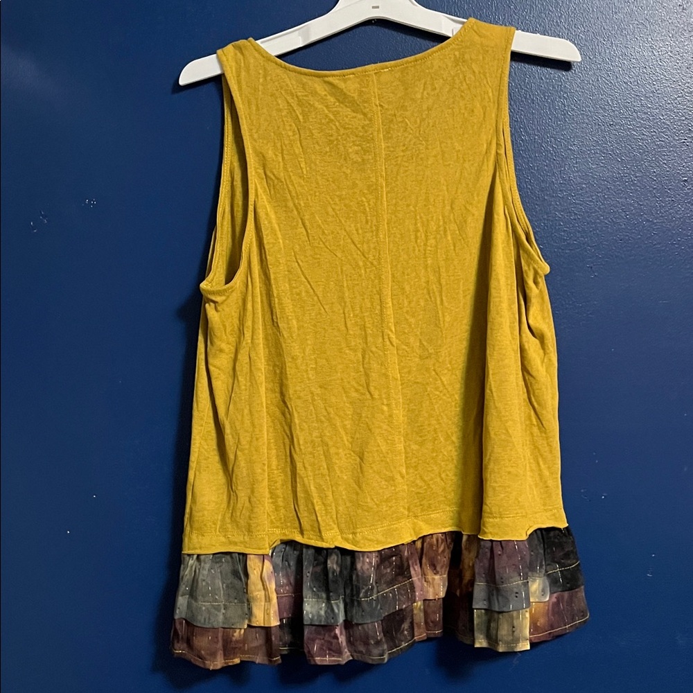 Umgee Ruffled Tank Top - Picture 3 of 3